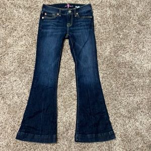 7 for all mankind trousers flair jeans